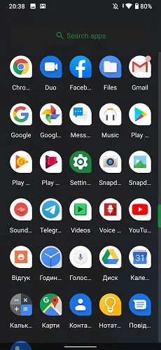 modo oscuro en Android 10.0
